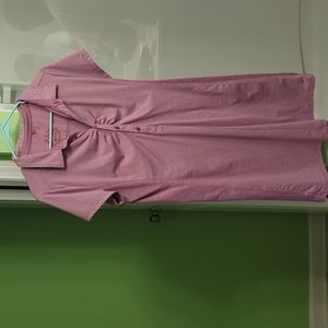 Prana Pink Collared Dress